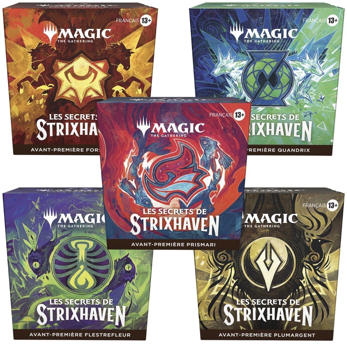 Item Les Secrets de Strixhaven - FR - Lot de 5 Kits d'Avant-Première - Magic the Gathering - SOS