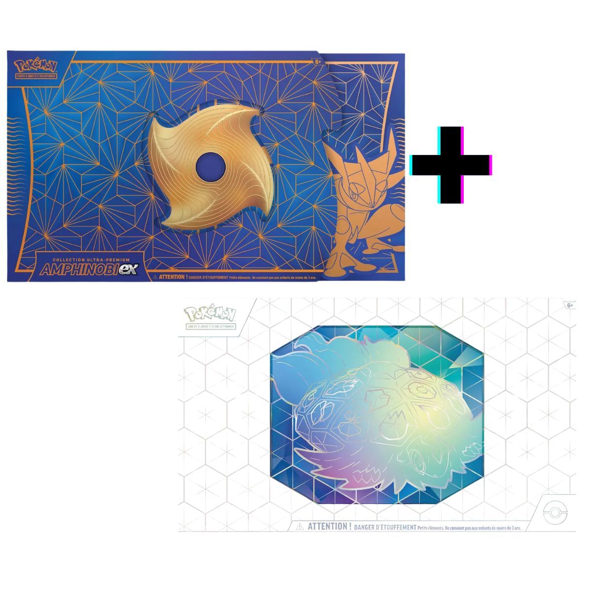 Item Lot Coffrets Ultra Premium 2024 - Terapagos EX et Amphinobi EX - Pokémon - FR