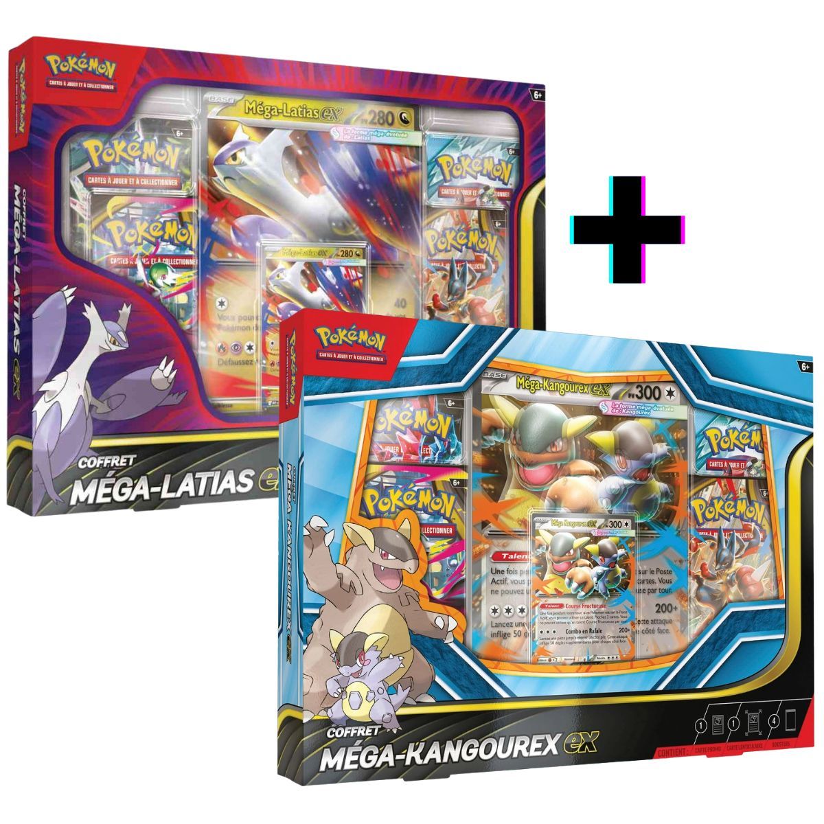 Item Lot de 2 Coffrets - Méga Latias Ex & Méga Kangourex Ex - FR - Pokémon