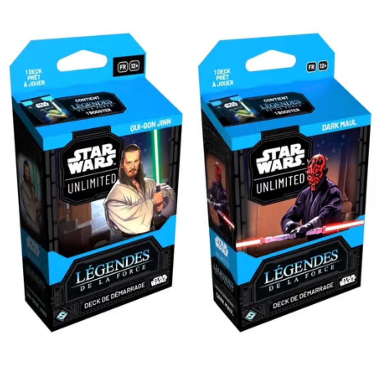 Lot de 2 decks de démarrage - Légendes de la Force - FR - Star Wars Unlimited - SWU5