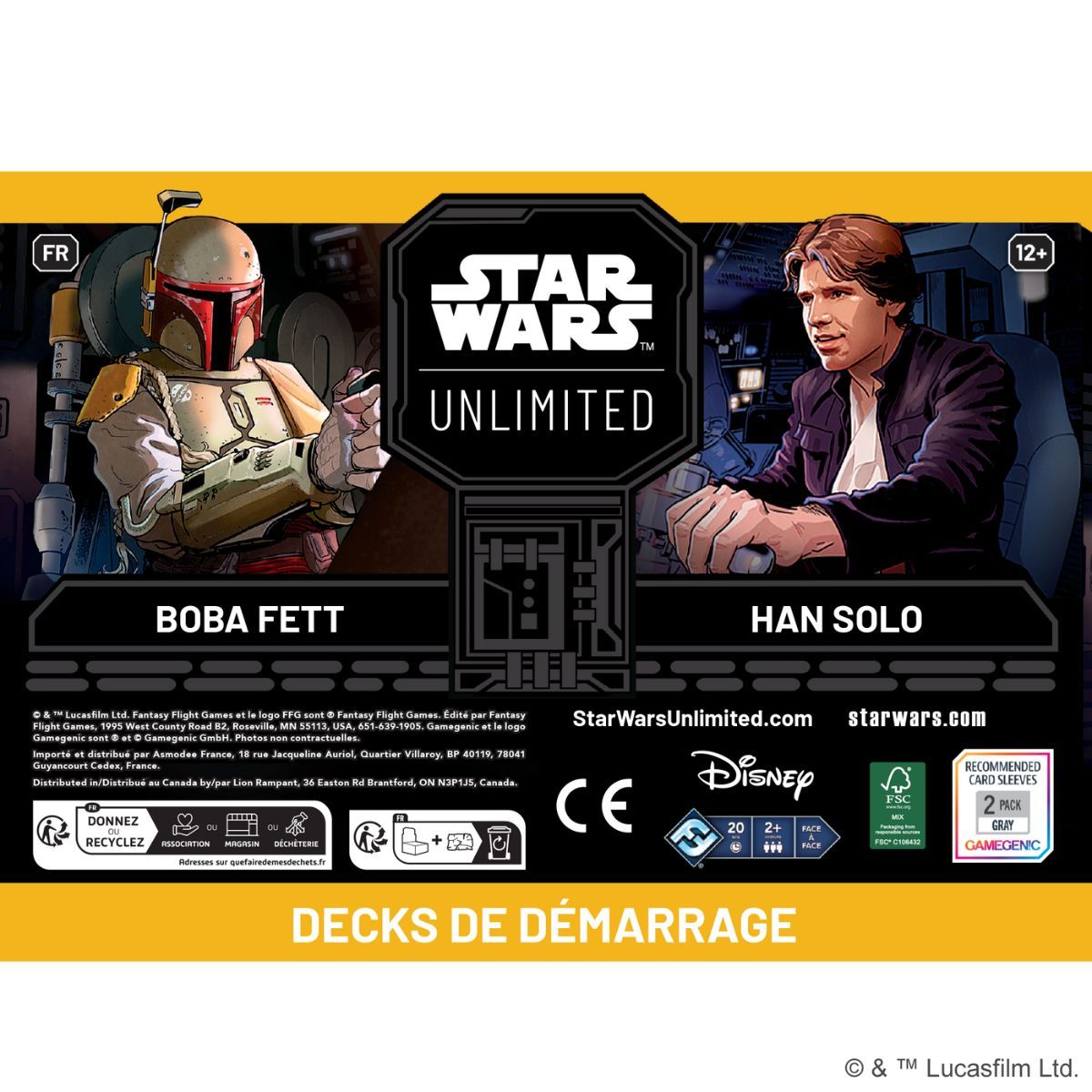 Lot de 2 decks de démarrage - Passage en Vitesse Lumière - FR - Star Wars Unlimited - SWU4