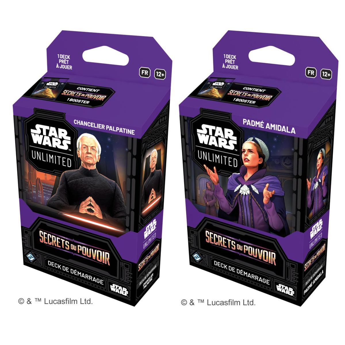 Item Lot de 2 decks de démarrage - Secrets du Pouvoir - FR - Star Wars Unlimited - SWU6