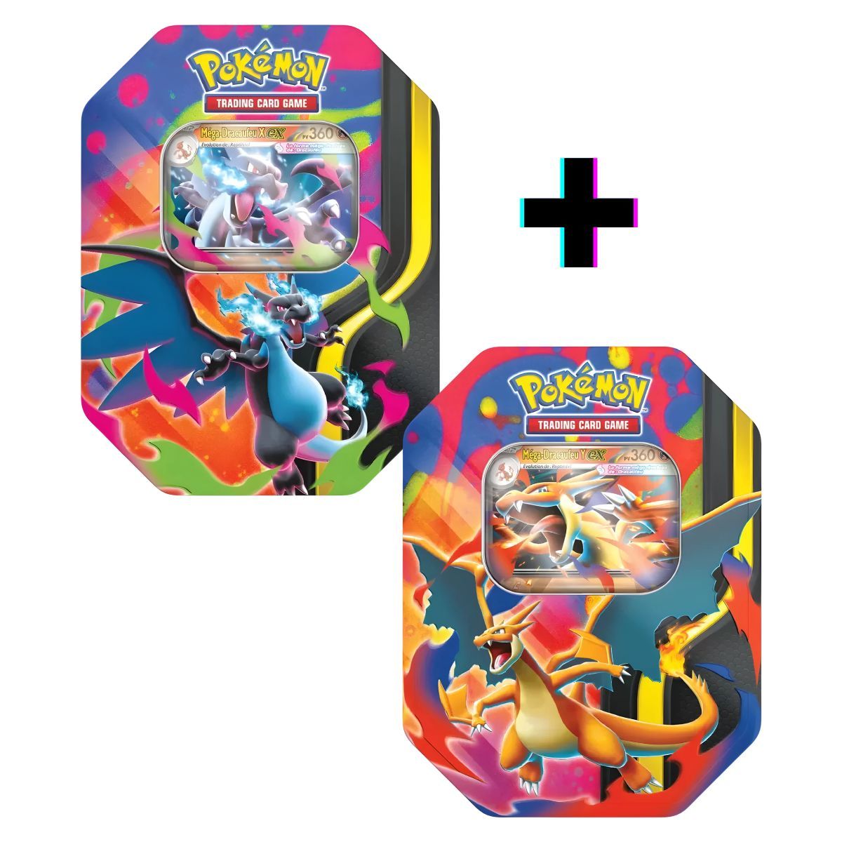 Item Lot de 2 Pokebox - Méga-Dracaufeu X et Méga-Dracaufeu Y - FR - Pokémon