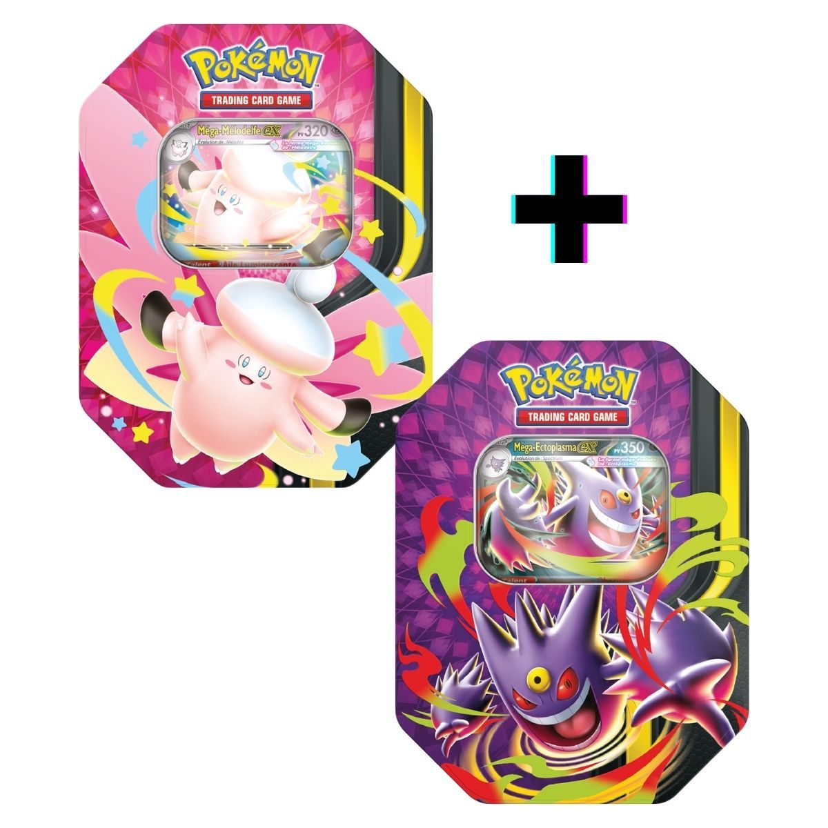 Item Lot de 2 Pokébox - Méga-Mélodelfe ex et Méga-Ectoplasma ex - Q2 2026 - FR - Pokémon