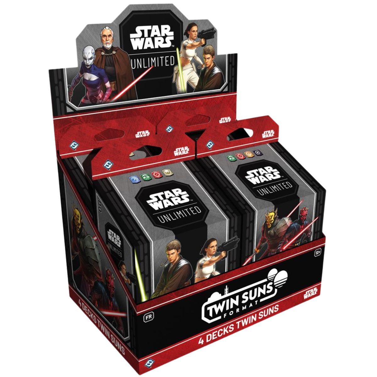 Item Lot de 4 decks - Twin Suns 2026 Clone Wars - FR - Star Wars Unlimited