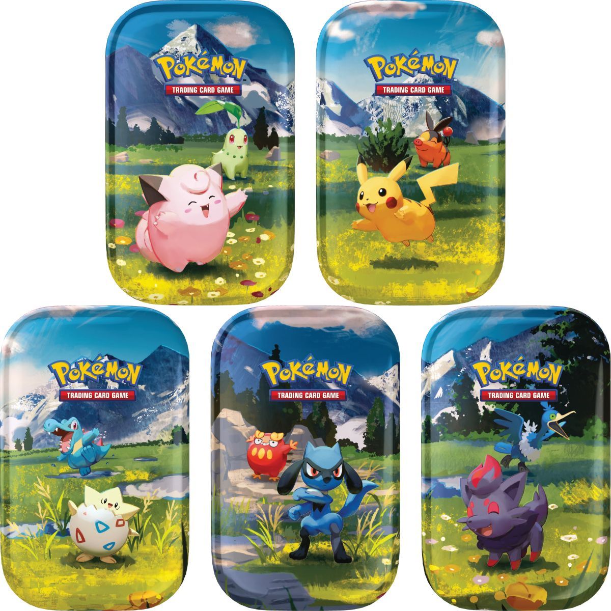 Item Lot de 5 Mini Tins - Héros Transcendants - Q1 26 - [ME2.5] - Pokémon