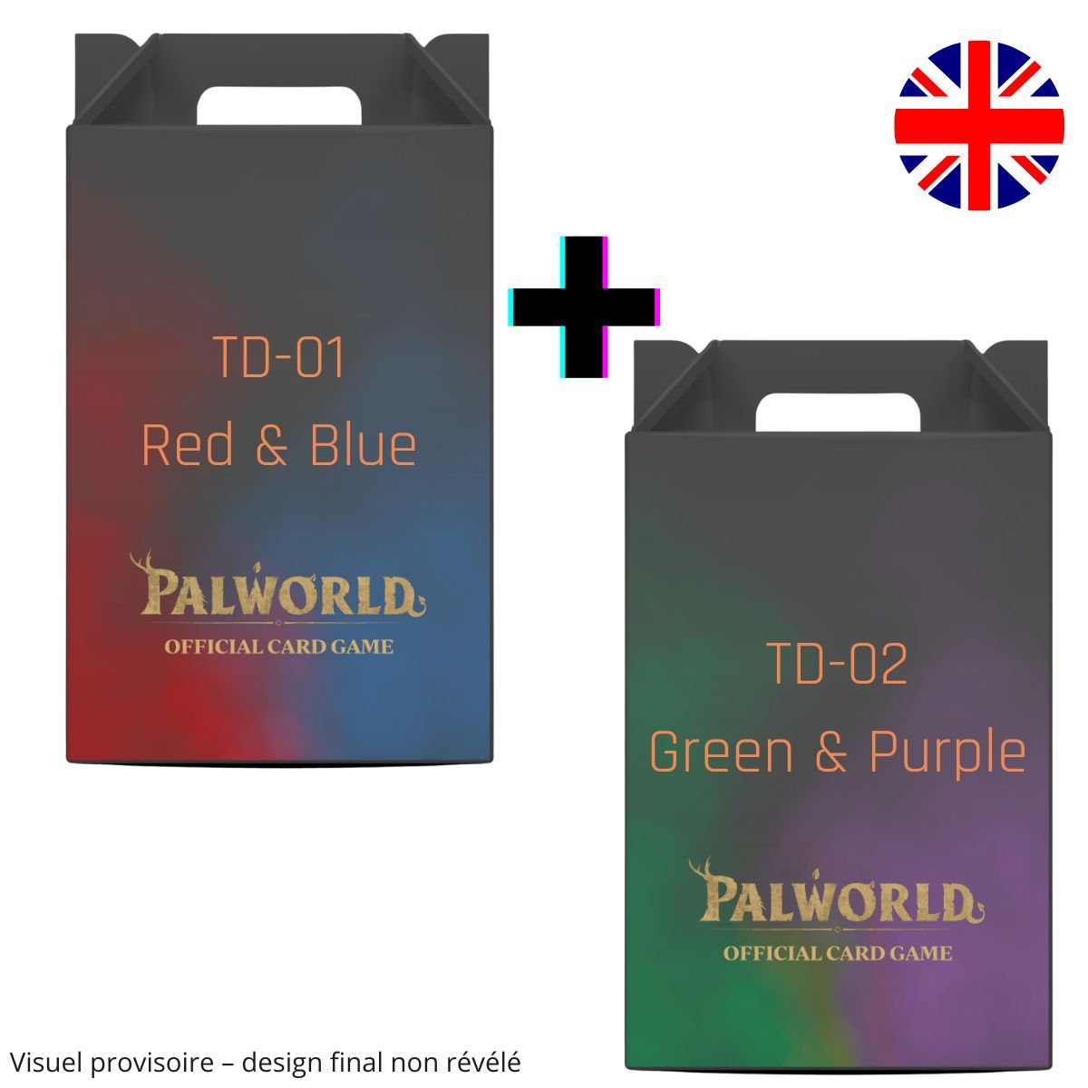 Item Lot de Trial Decks Palworld - Dawn of Palpagos TD01 & TD02