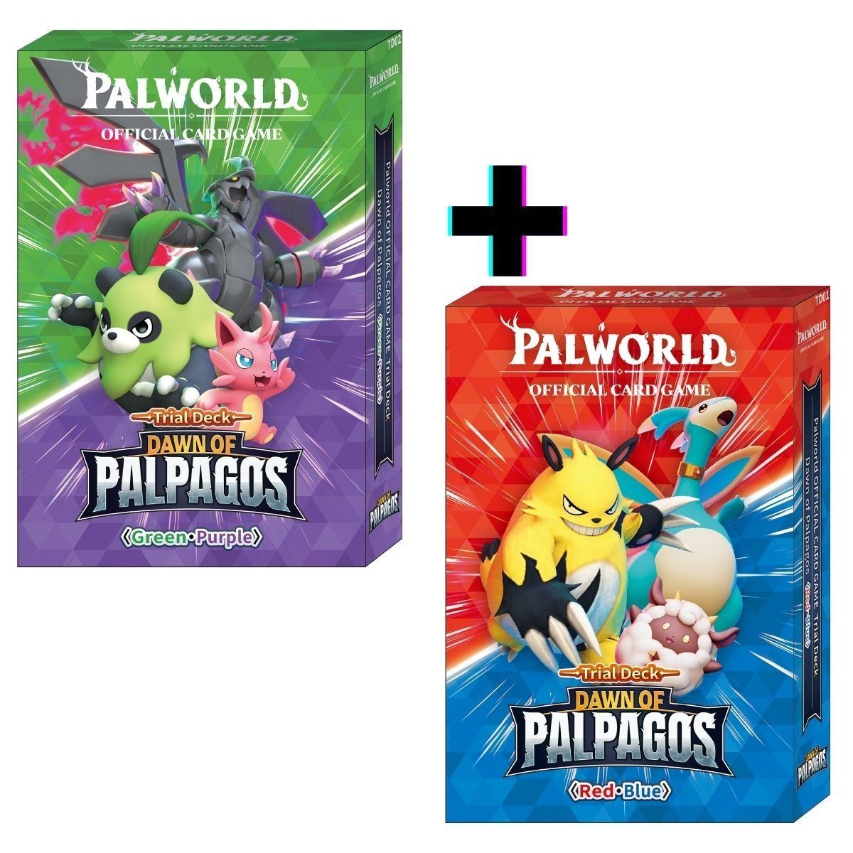 Lot de Trial Decks Palworld - Dawn of Palpagos TD01 & TD02