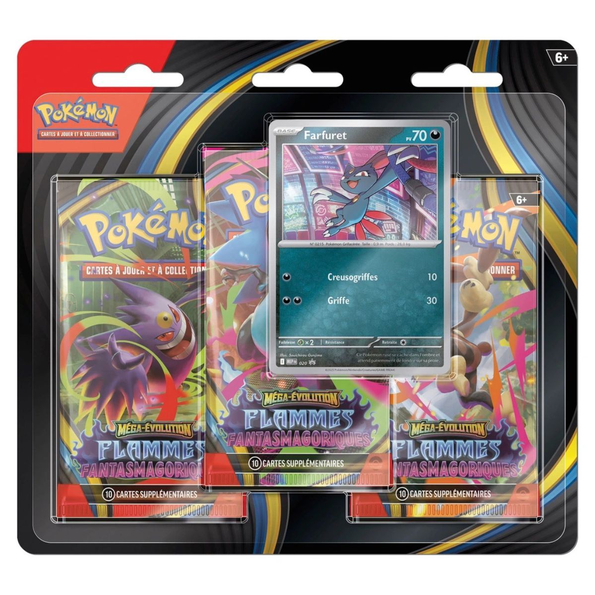 Lot de Tripack Farfuret et Dimoret - Flammes Fantasmagoriques - FR - [ME02] [ME2] - Pokémon