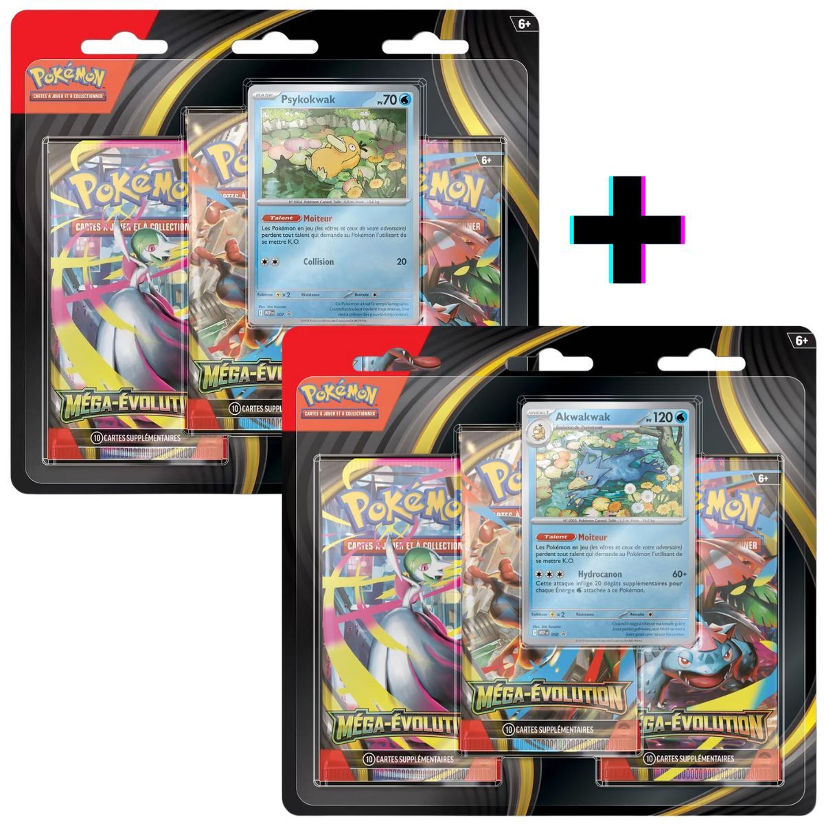 Item Lot de Tripack Psykokwak et Akwakwak - Méga Evolution - FR - [ME01][ME1] - Pokémon