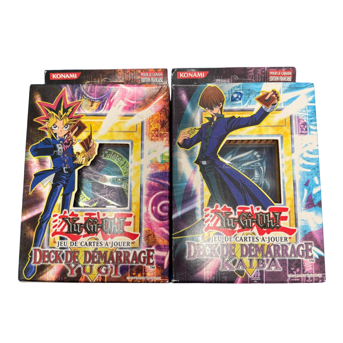 Lot des 2 Decks Yugi + Kaiba - CA Print - Deck de Démarrage - 1st Print - Yu-Gi-Oh!