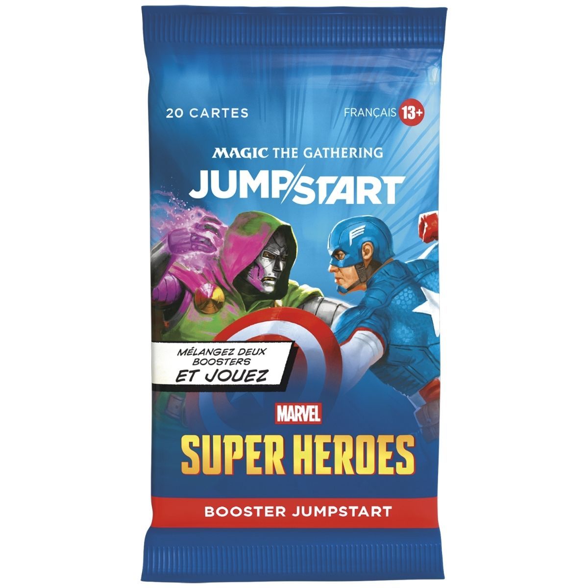 Marvel Super Heroes - FR - Lot de 4 Boosters Jumpstart - Magic: The Gathering - MSH