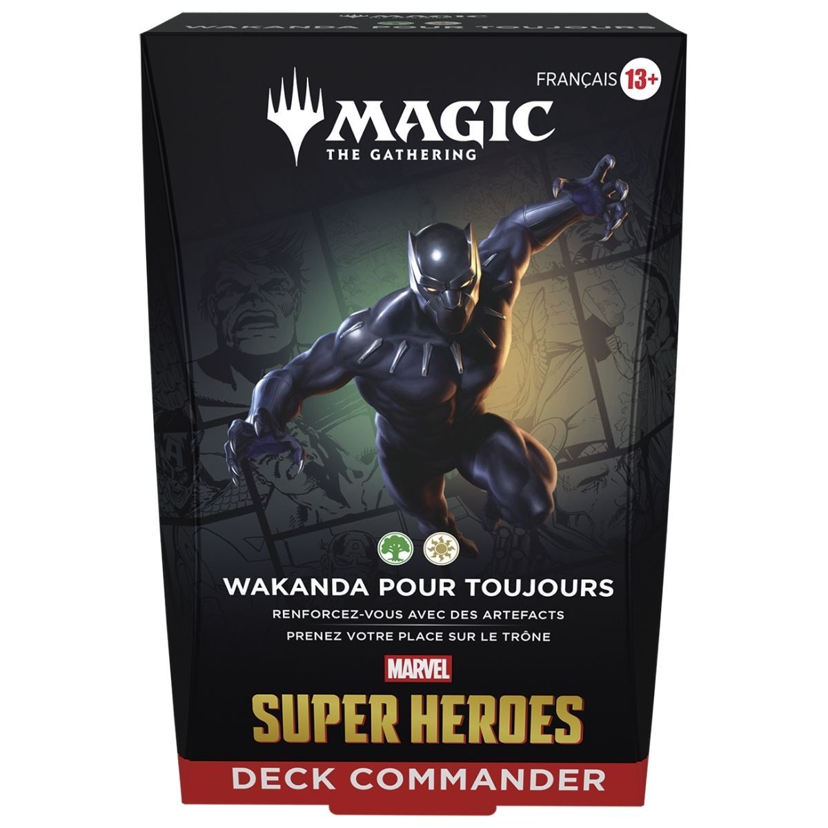 Marvel Super Heroes - FR - Lot des 4 decks Commander - Magic: The Gathering - MSH