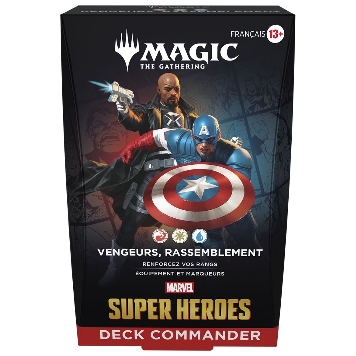 Marvel Super Heroes - FR - Lot des 4 decks Commander - Magic: The Gathering - MSH
