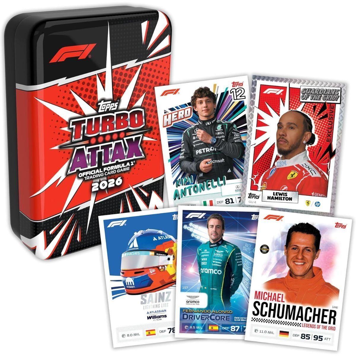 Mega Tin F1 Turbo Attax 2026/27 - Topps - 48 cartes - EN