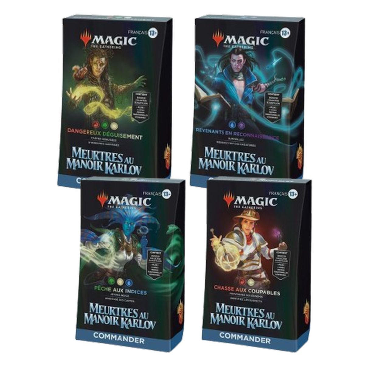 Item Meurtres au manoir Karlov - Lot de 4 Decks Commander - FR - Magic the Gathering - MKM