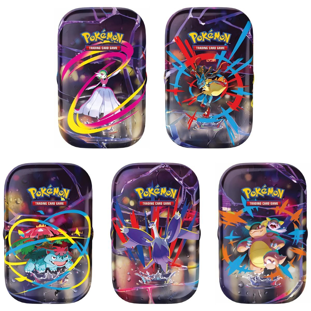 Item Mini Tin - Méga Evolution Méga-Héroïsme - Lot des 5 illustrations - FR - [ME1][ME01] - Pokémon