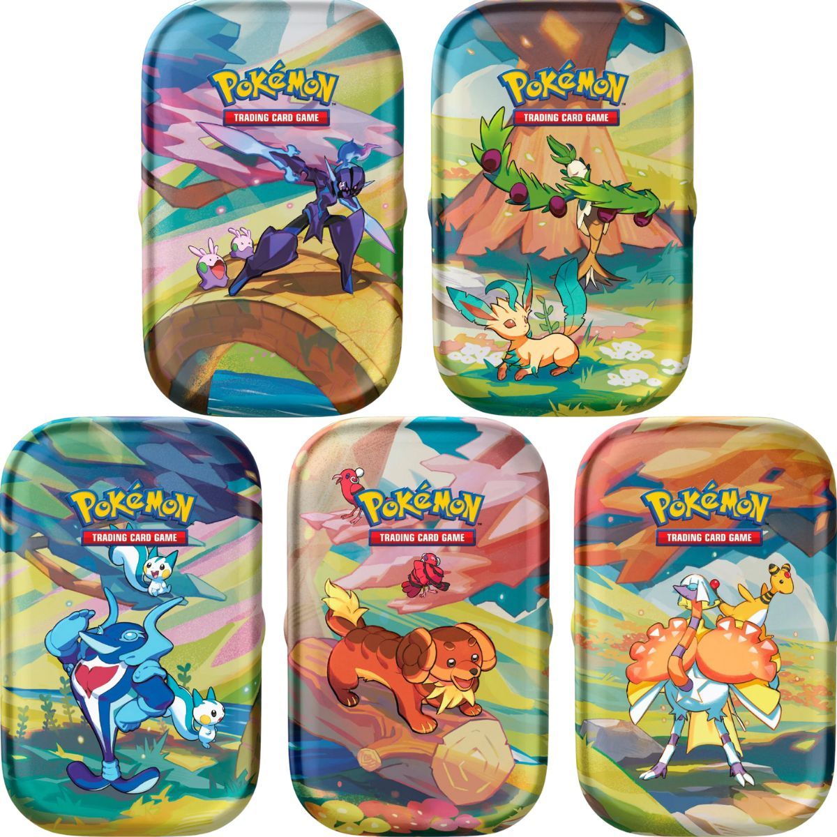 Item Mini Tin Pokebox - Magnifique Paldea Q4 - Lot des 5 illustrations - FR - Pokémon