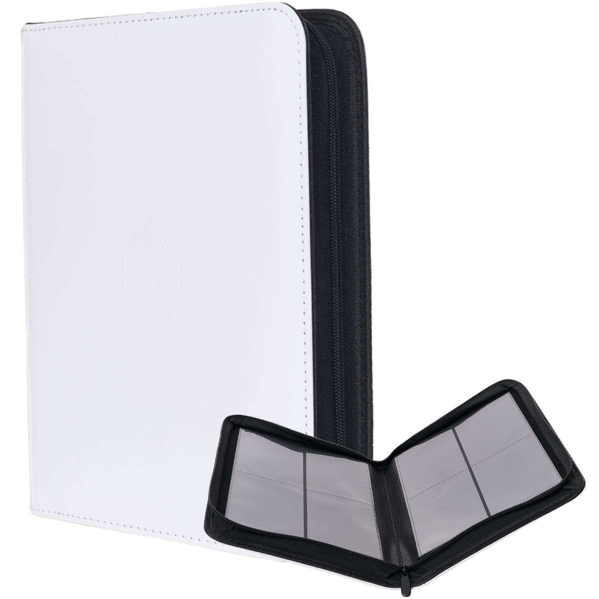 Newave Collectibles - Toploader-Zip Binder : Premium White (144 cartes)