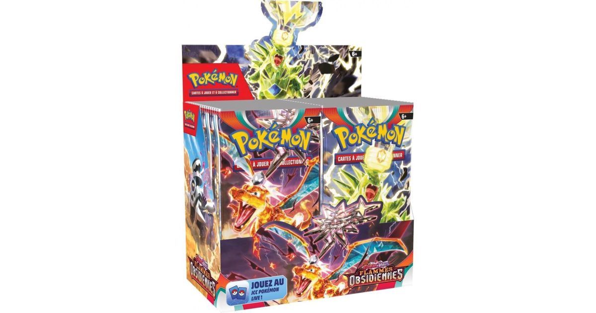 Lot De 2 Tripacks Pokémon Flammes Obsidiennes – Evoli Promo EV03 Scellés – RARE FR