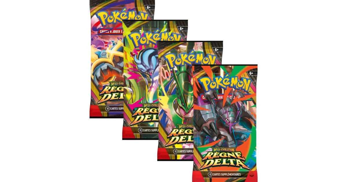 Artset [ME06] - 4 Boosters Règne Delta - Pokémon - FR [ME6] | DestockTCG