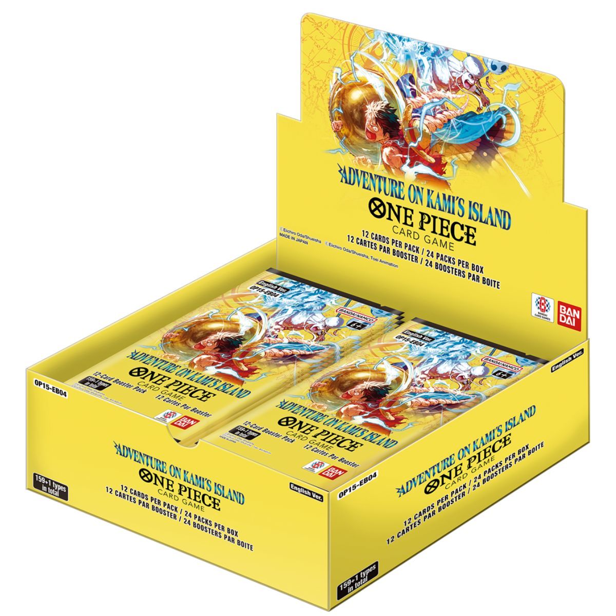 Item One Piece CG - ADVENTURE ON KAMI'S ISLAND - EN - Display de 24 Boosters - [OP15-EB04]