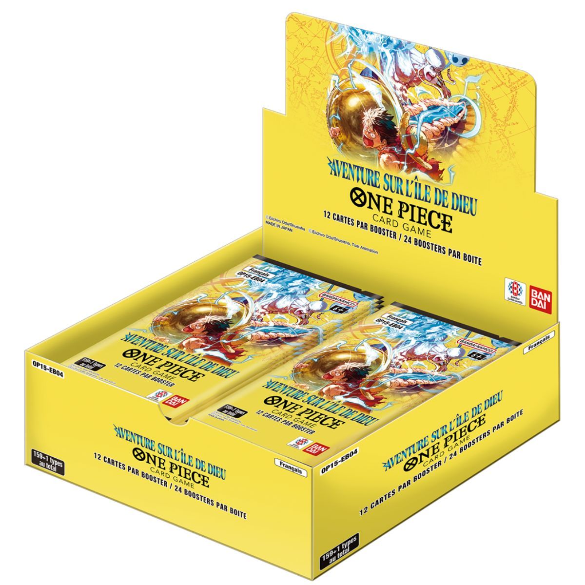 Item One Piece CG - AVENTURE SUR L'ÎLE DE DIEU - FR - Display de 24 Boosters - [OP15-EB04]