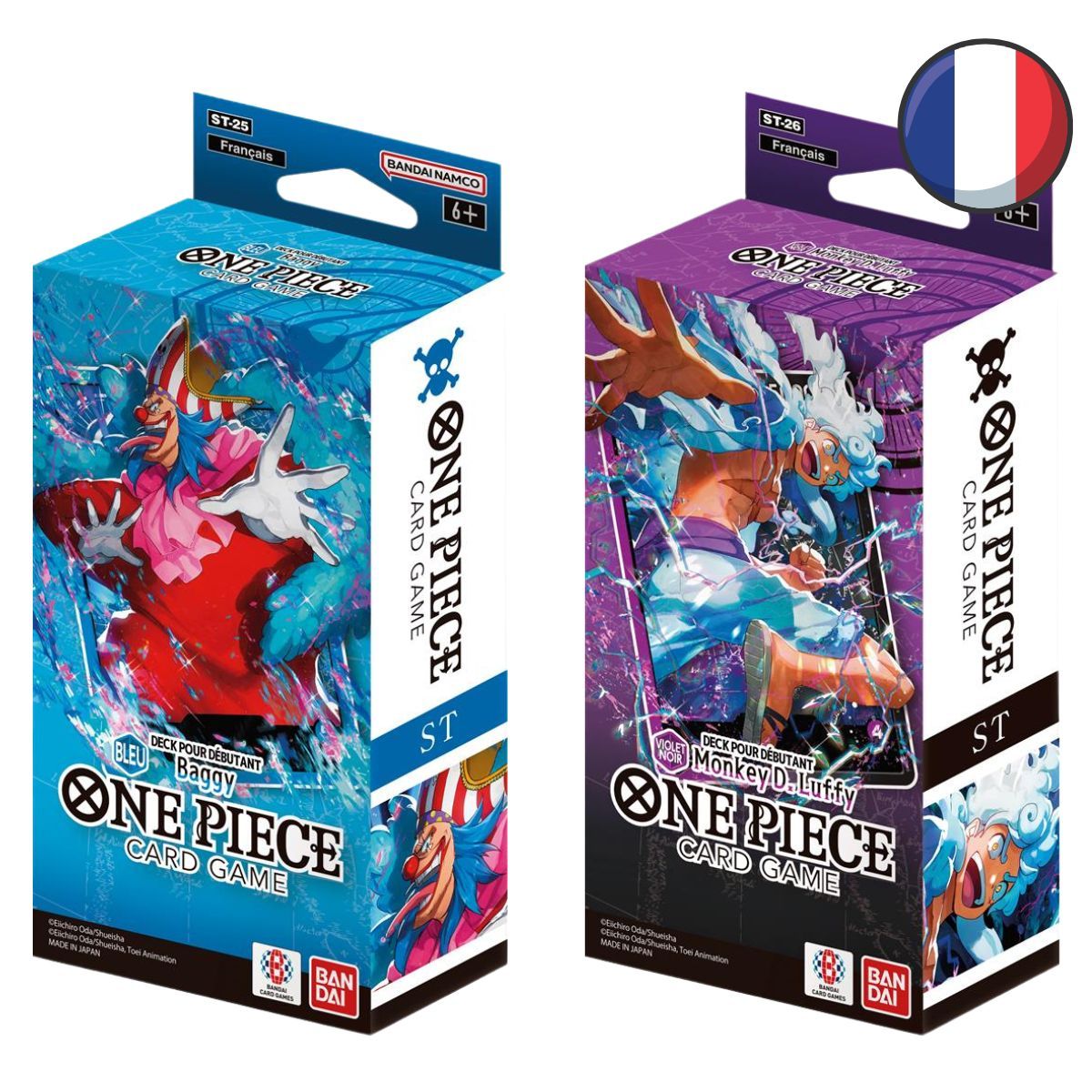 One Piece CG - Lot de 6 Decks pour Débutant ST-23 à ST-28 - FR