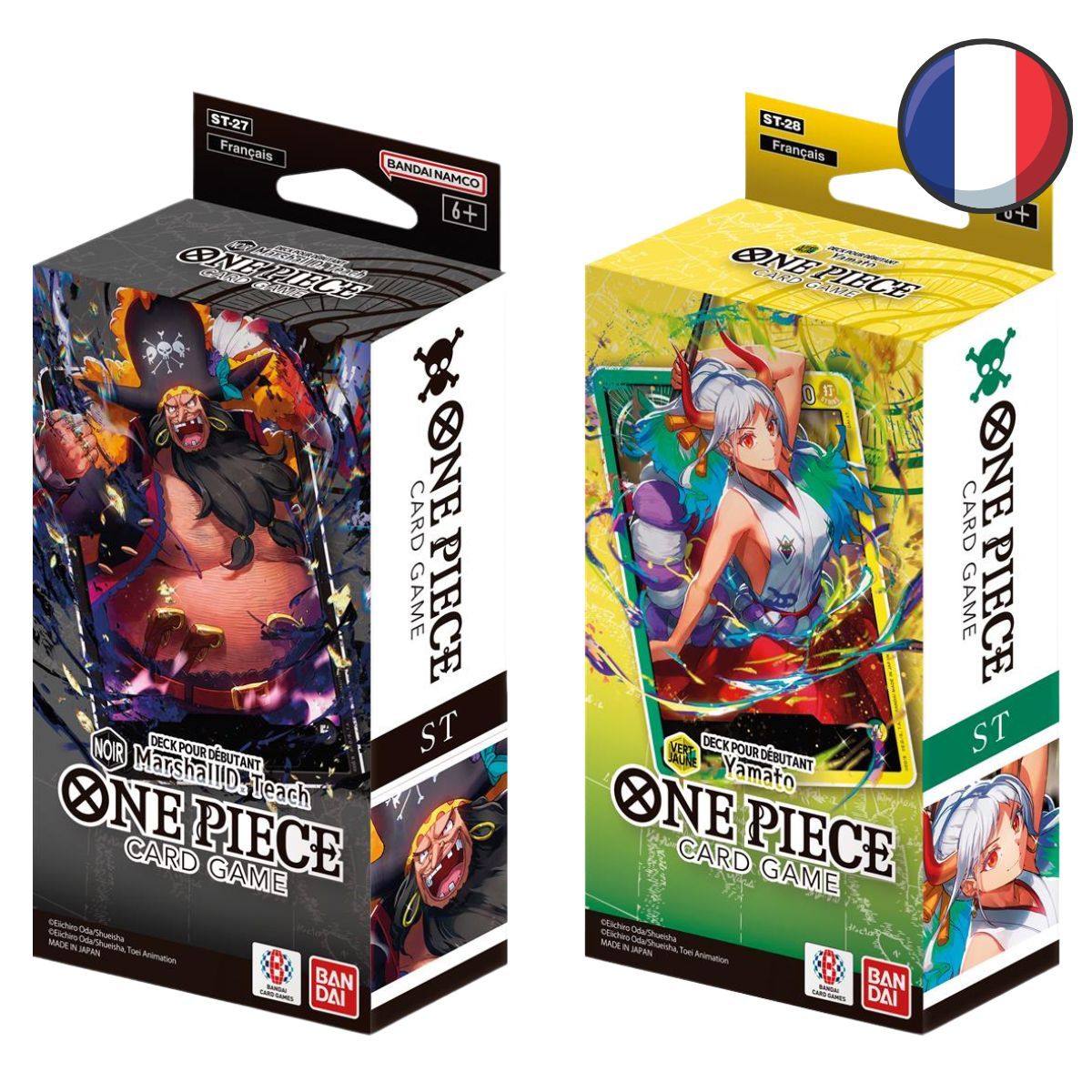 One Piece CG - Lot de 6 Decks pour Débutant ST-23 à ST-28 - FR