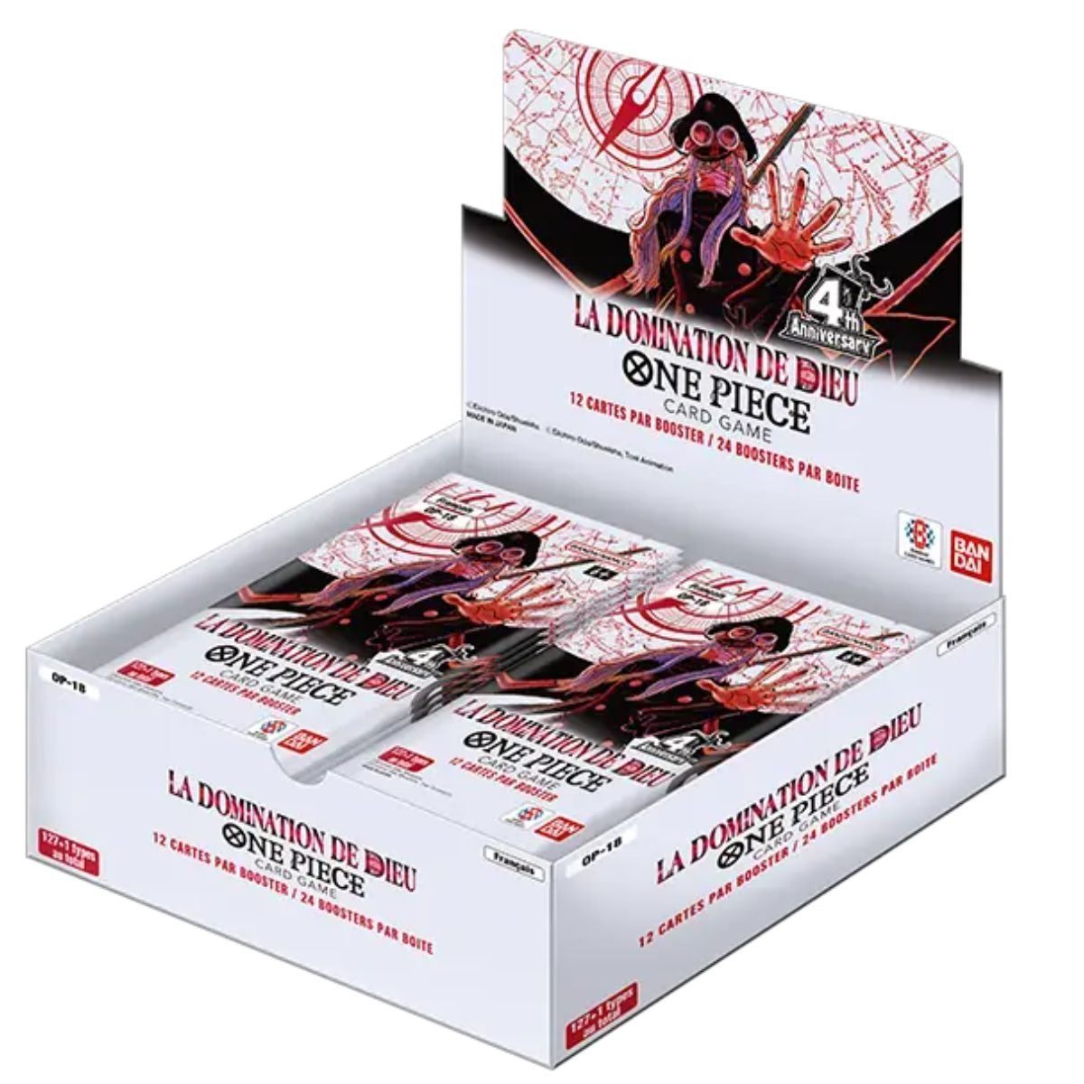 Item One Piece CG - [OP-18] - La Domination De Dieu - FR - Display de 24 Boosters