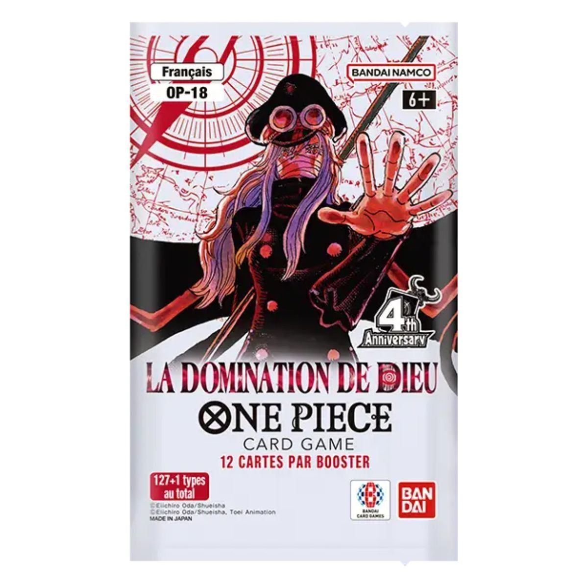 One Piece CG - [OP-18] - La Domination De Dieu - FR - Display de 24 Boosters