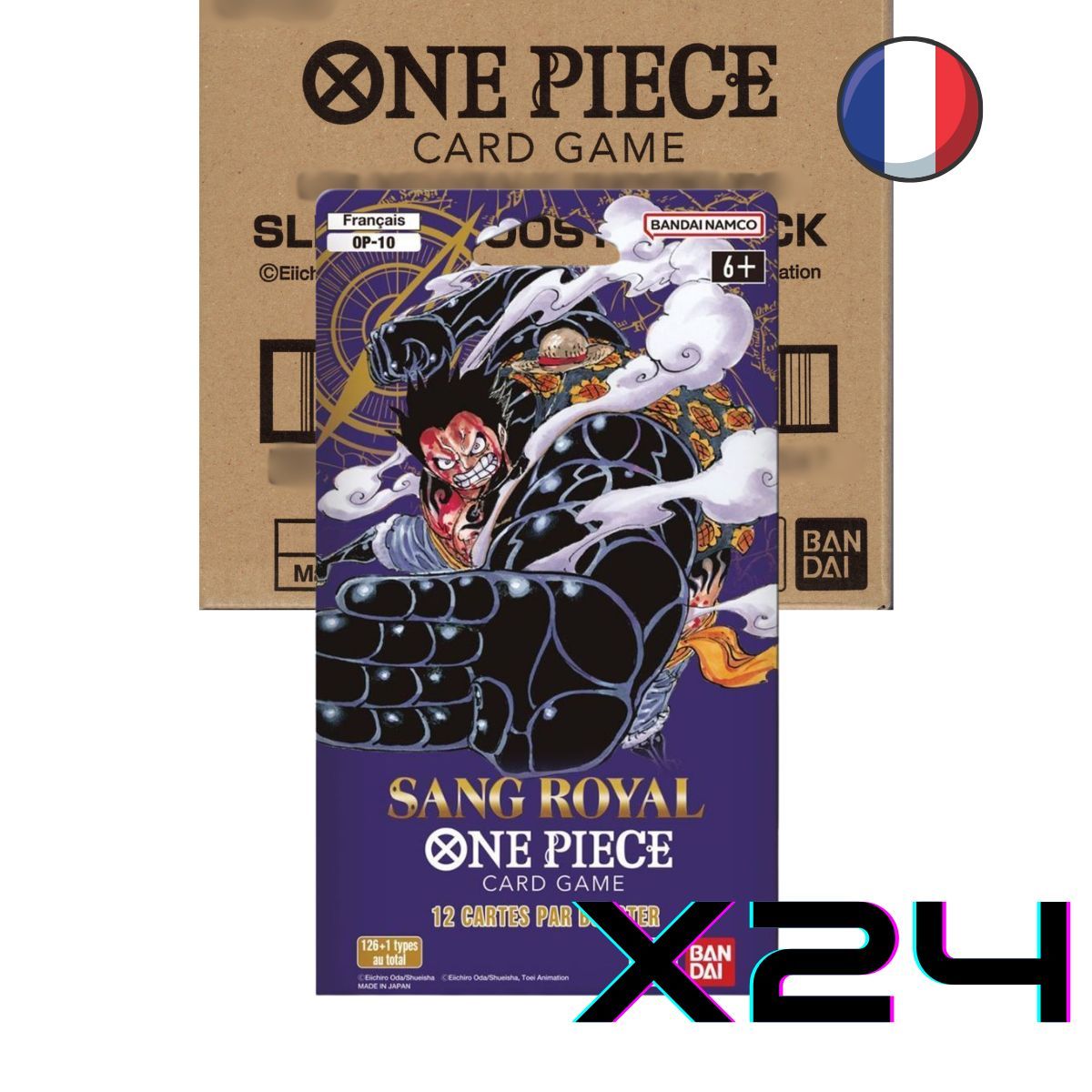 One Piece CG - OP10 - Carton de 24 Boosters sous blisters - FR