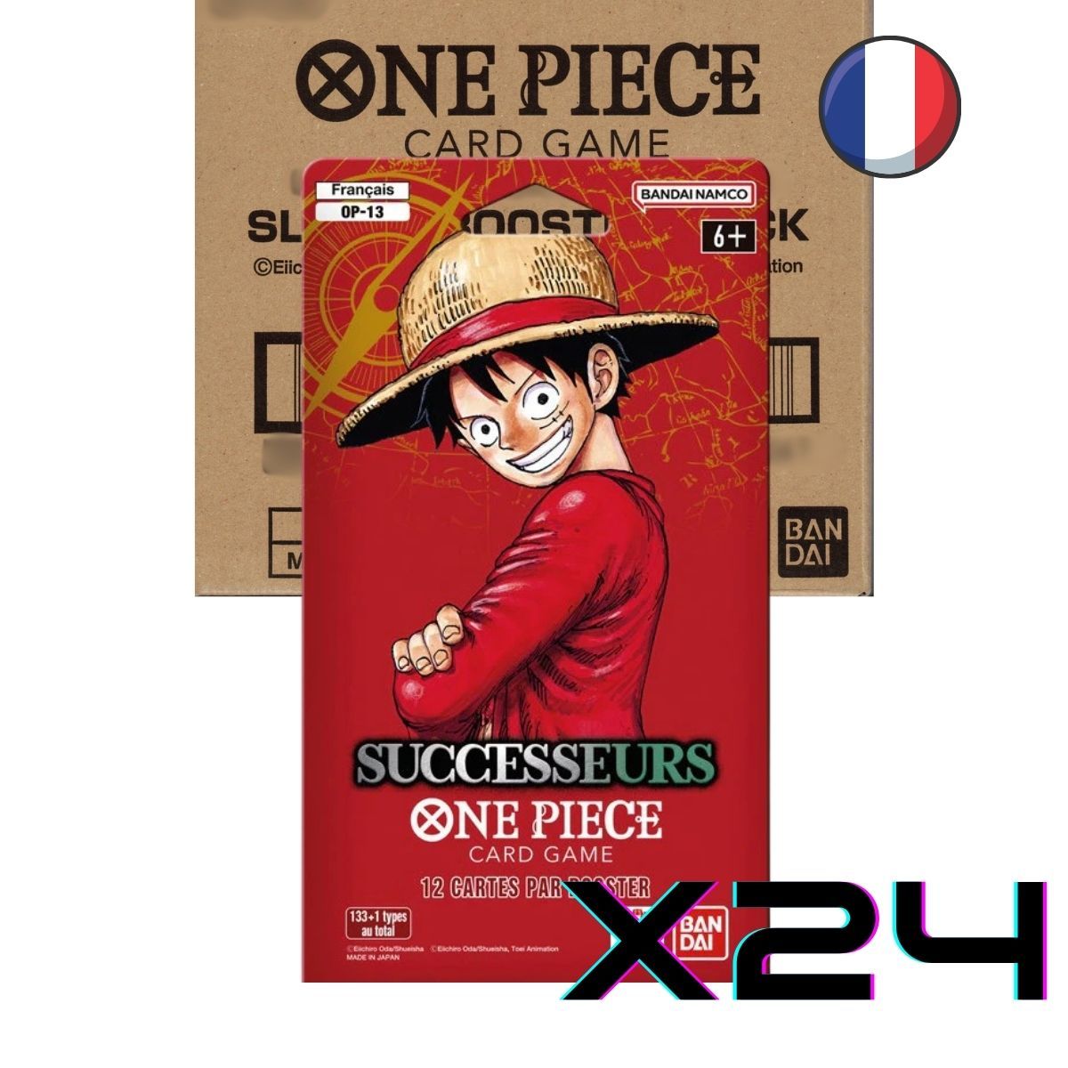 Item One Piece CG - OP13 - SUCCESSEURS - Carton de 24 Boosters sous blisters - FR