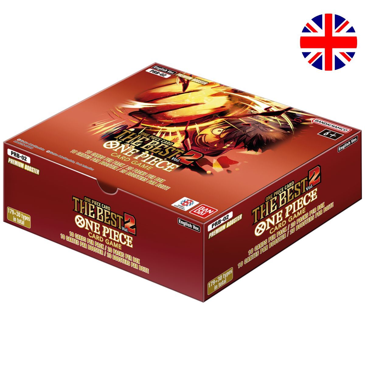 One Piece CG - PRB02 - The Best - Boite de 20 Premium Boosters - EN