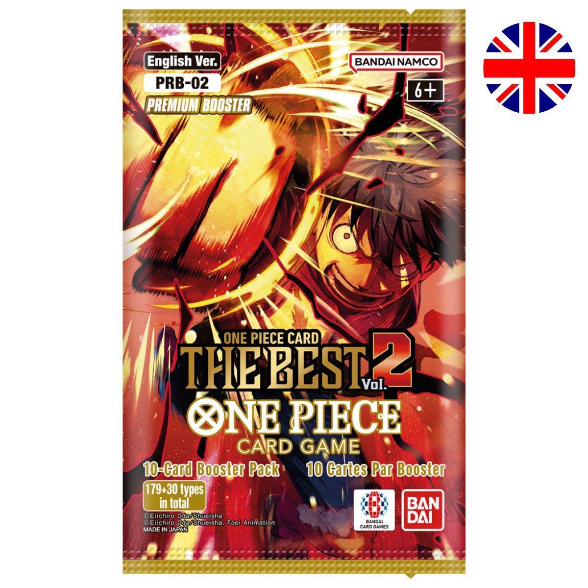One Piece CG - PRB02 - The Best - Boite de 20 Premium Boosters - EN