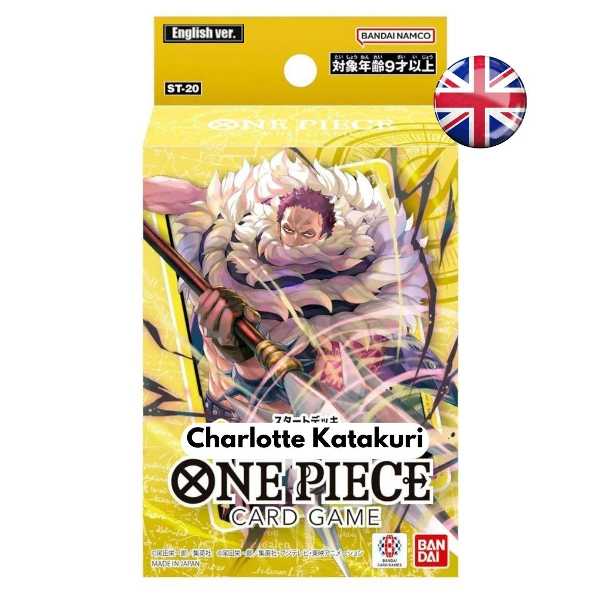 Thẻ Bài One Piece Card Game Starter Deck ST-20 Yellow Charlotte Katakuri Chinh Hang Bandai Namco