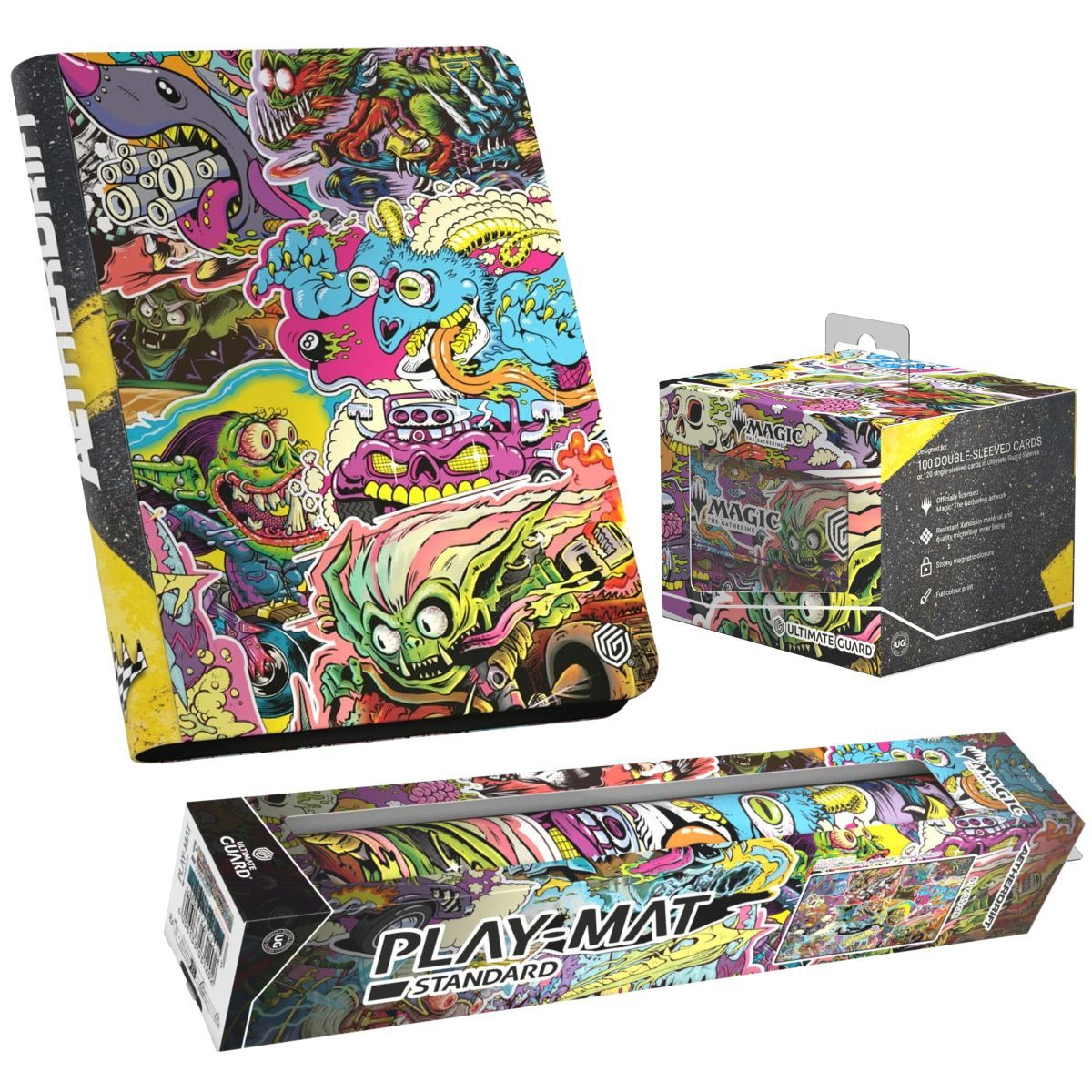 Item Pack de Jeu - MTG Aetherdrift : Revved-Up - Ultra Pro - Playmat, Deckbox, Portfolio