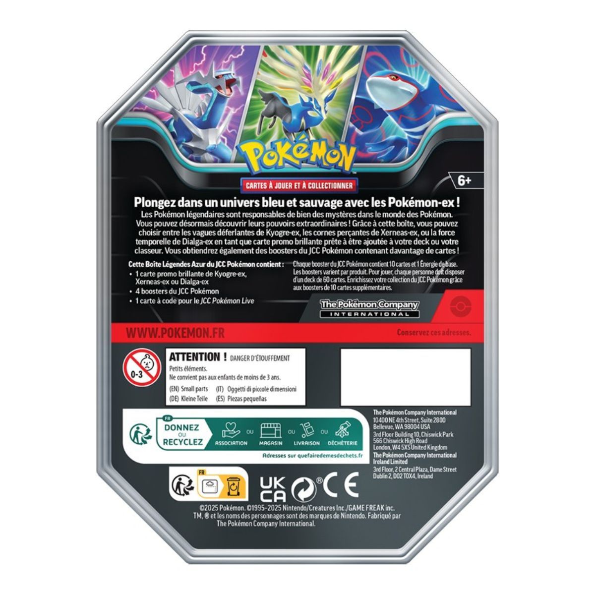 Pokebox - Lot de 3 - Légendes Azur Q1 25 - FR - Pokémon