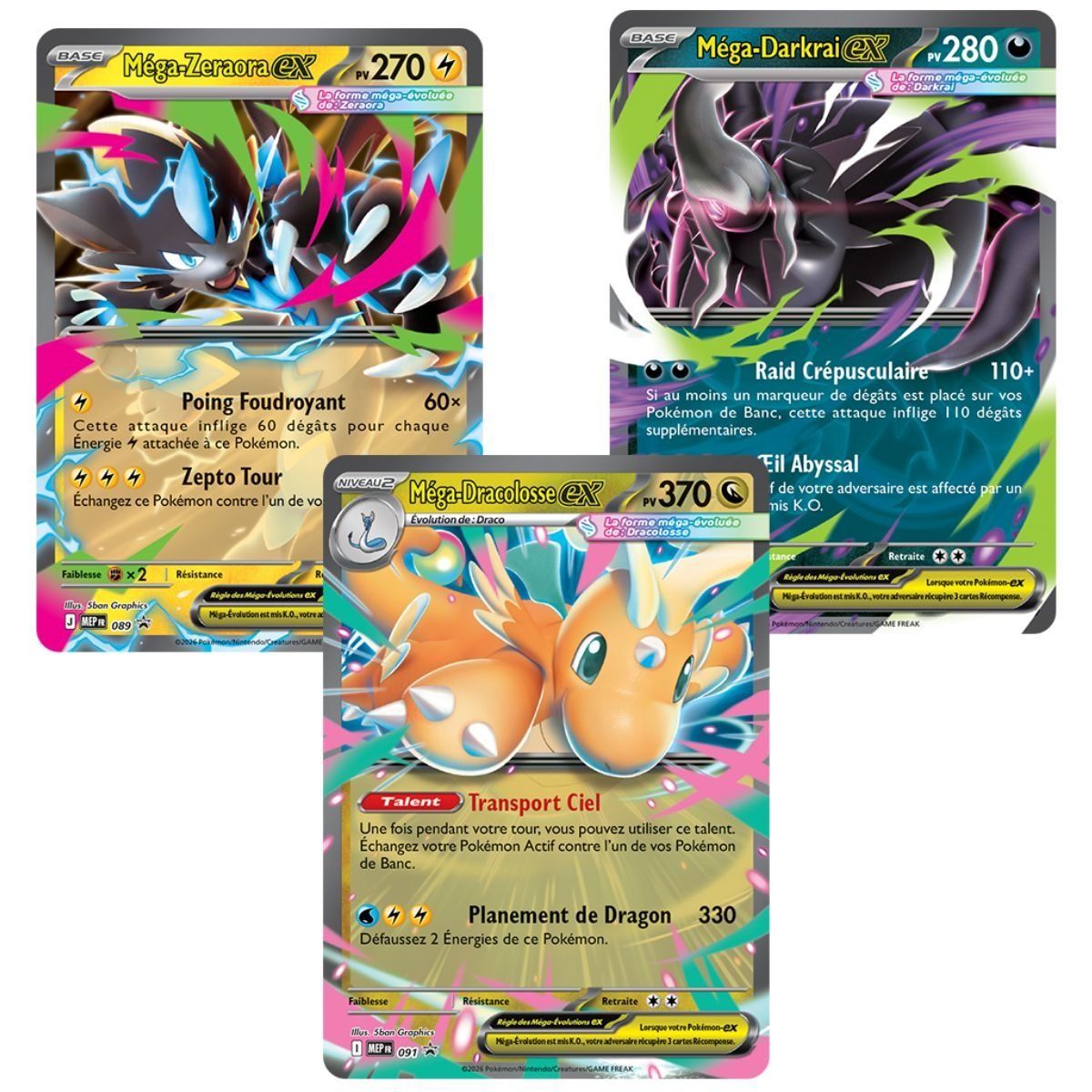 Pokébox - Lot de 3 - Méga Puissances Q3 26 - FR - Pokémon