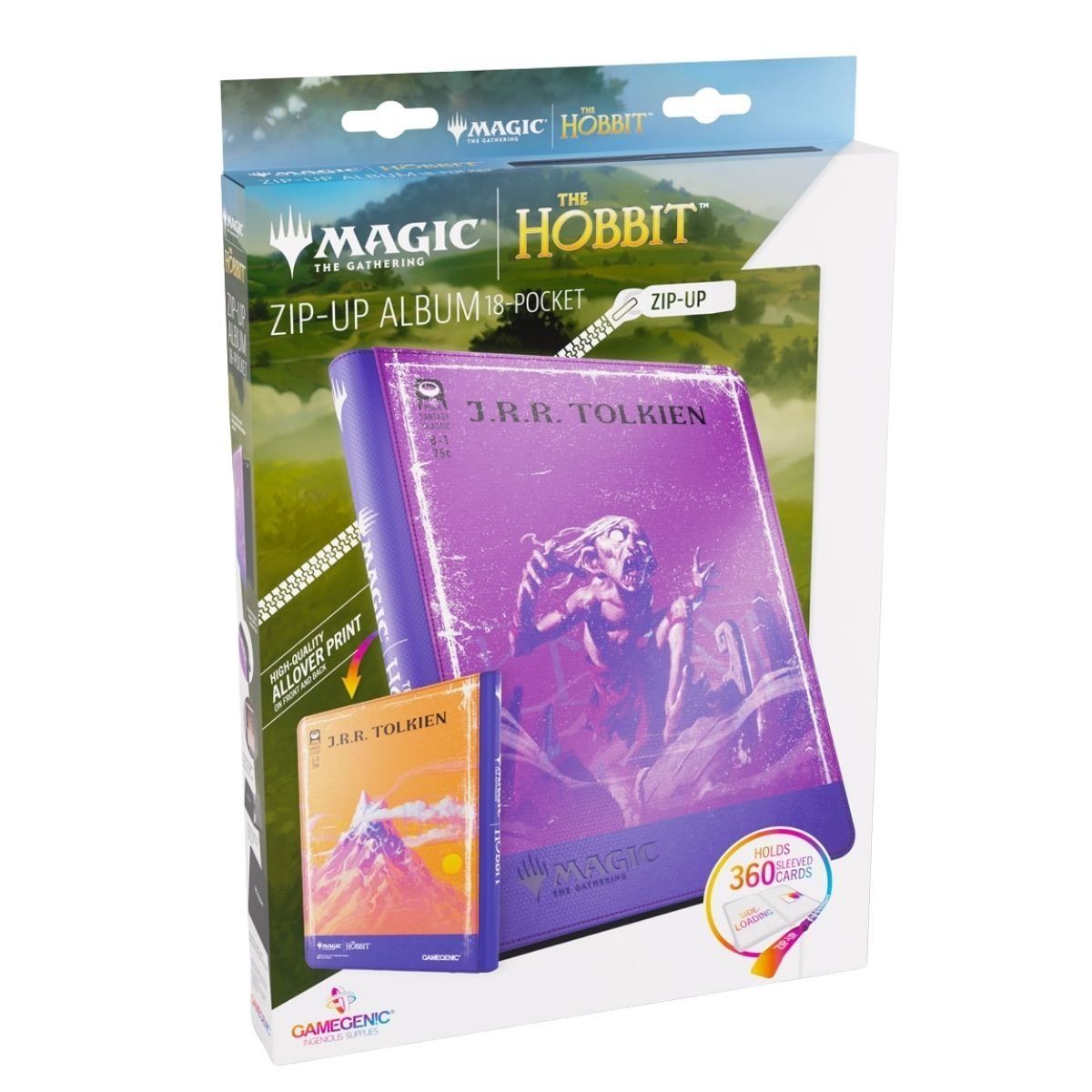 Portfolio Zip-Up 360 Cartes - Gamegenic - Gollum, Riddle Master - MTG The Hobbit