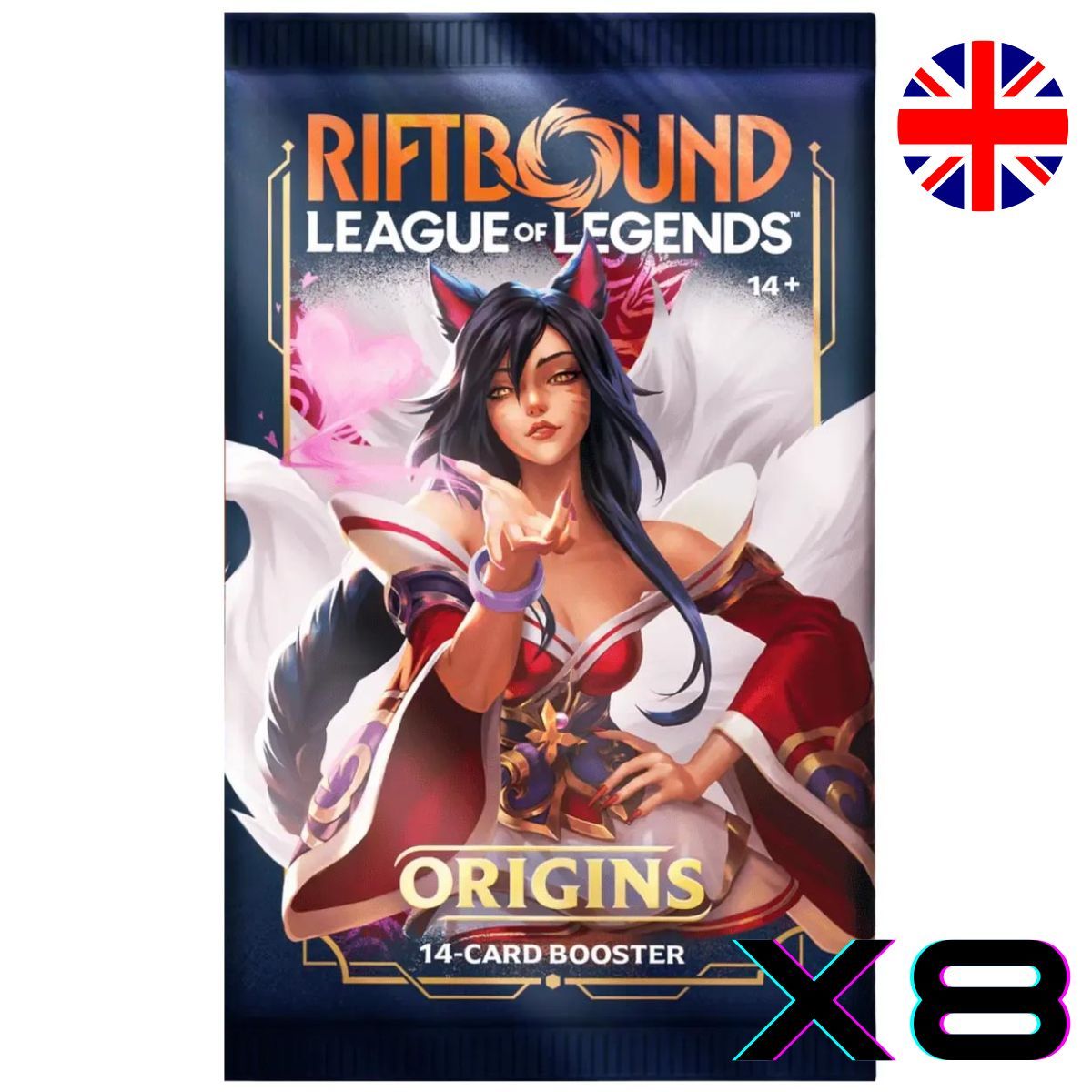 Item Set 1 Origins - Lot de 8 Boosters - EN - Riftbound : LoL TCG
