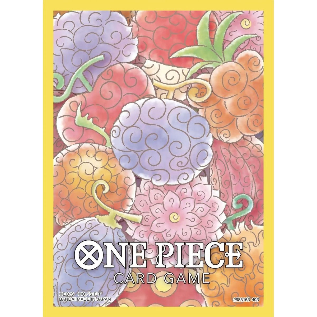 Sleeves One Piece - Fruits Du Démon - Lot de 70 Pochettes