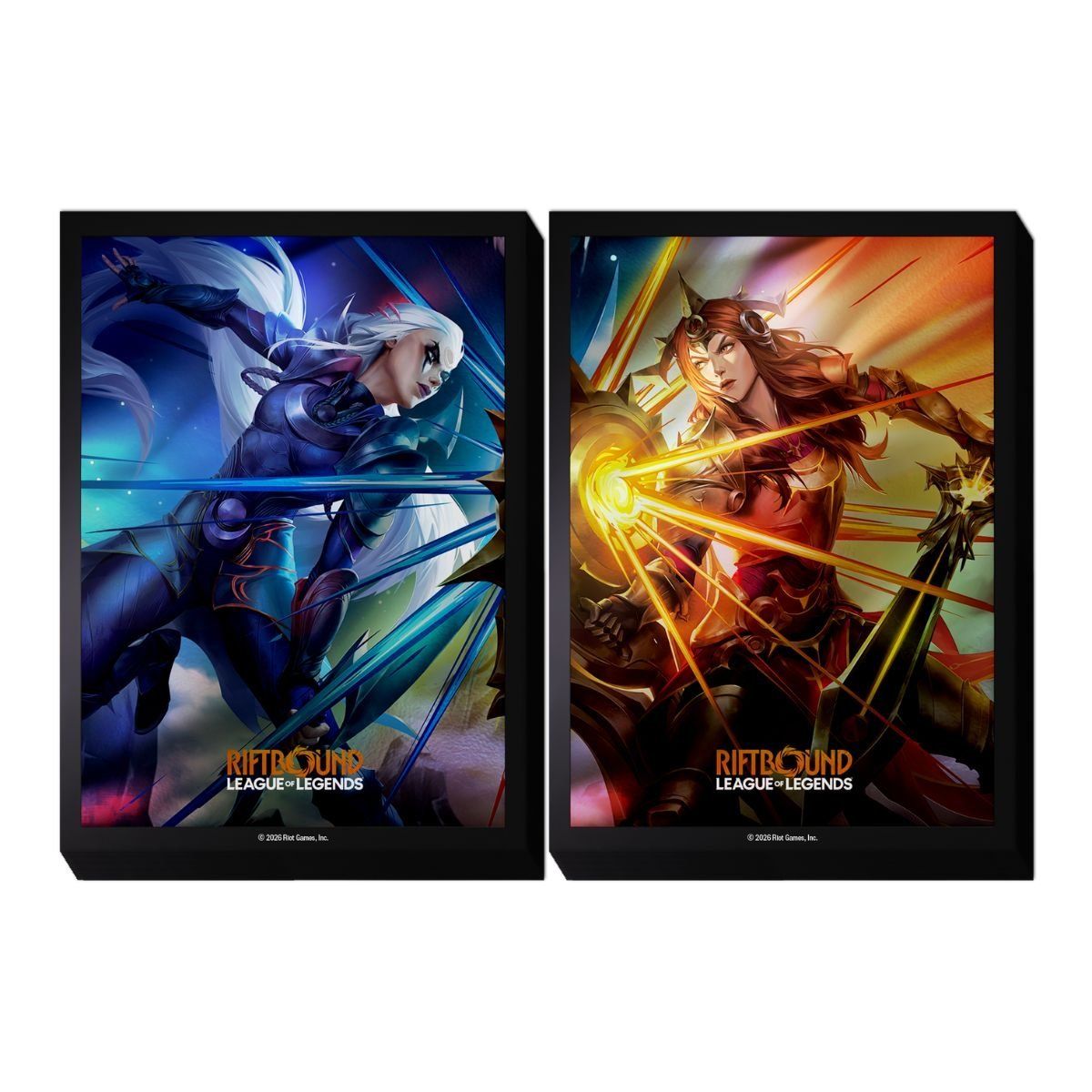 Sleeves - Set 4 Vendetta - Diana vs Leona - Riftbound : LoL TCG