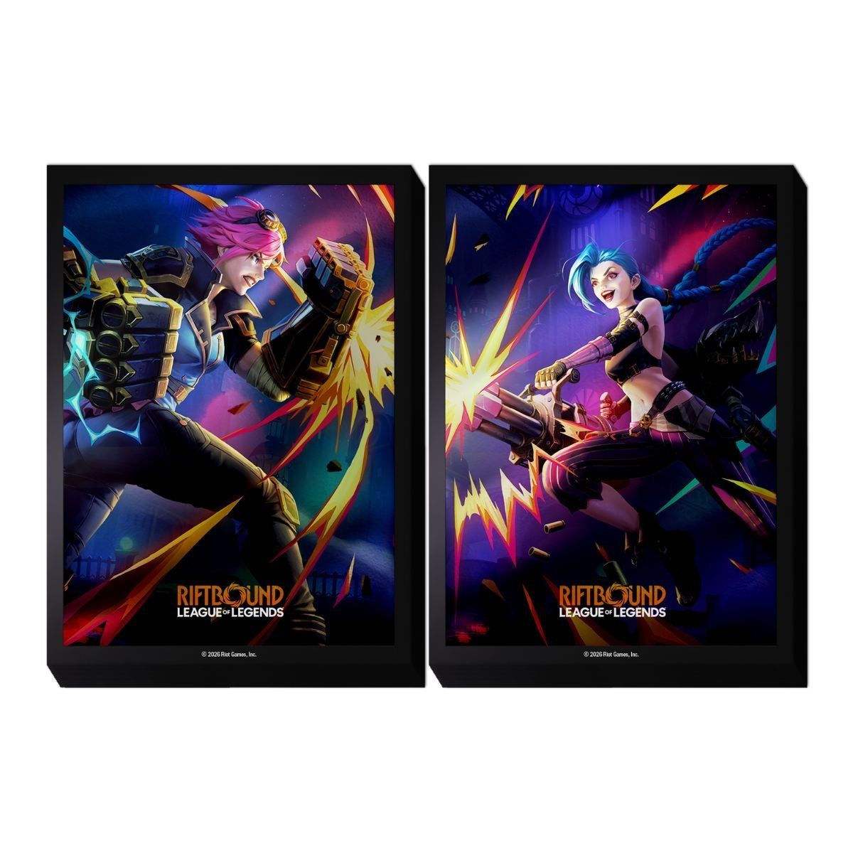 Sleeves - Set 4 Vendetta - Vi vs Jinx - Riftbound : LoL TCG