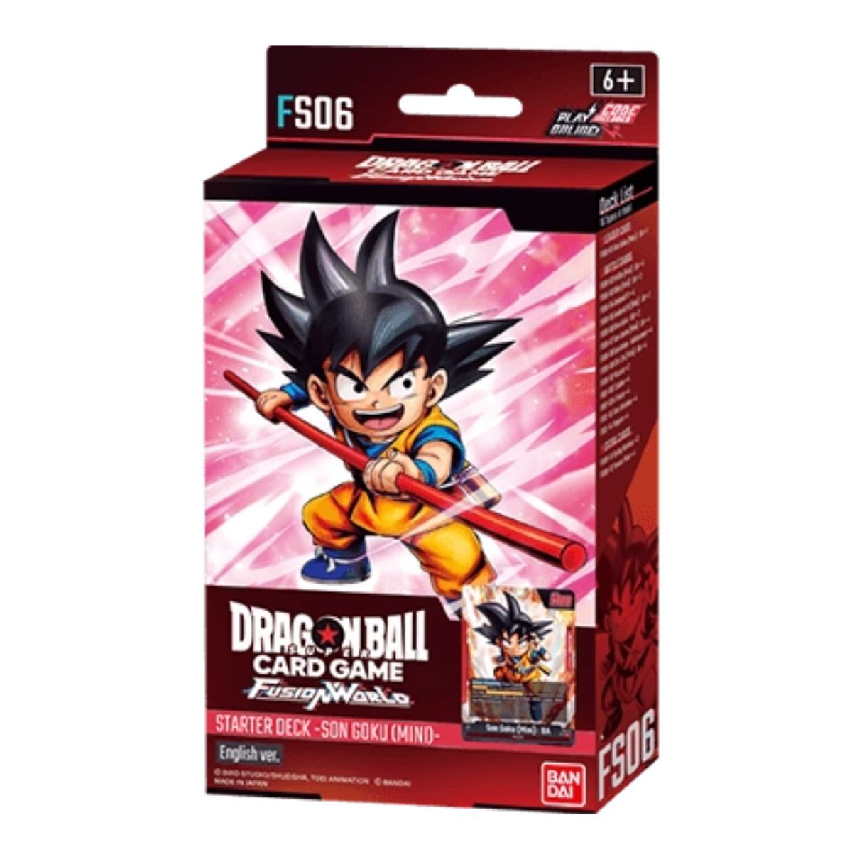 Item Starter Deck - SON GOKU (MINI) - FS06 - EN - Dragon Ball CG Fusion World