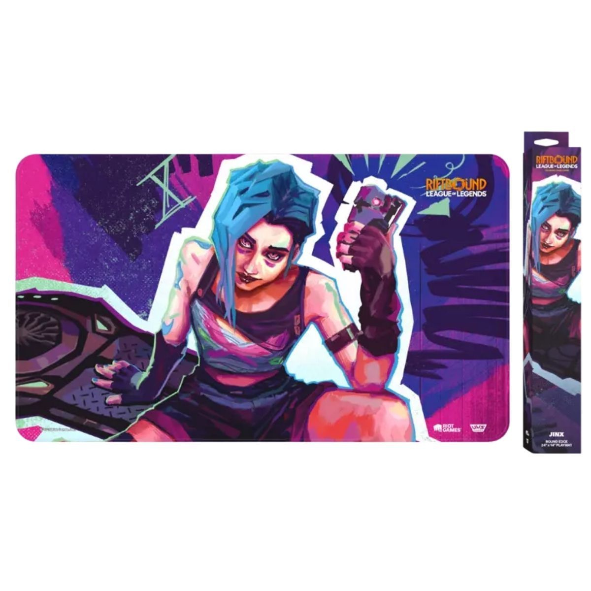 Tapis de Jeu - Set 1 Origins - Jinx - Playmat - Riftbound : LoL TCG