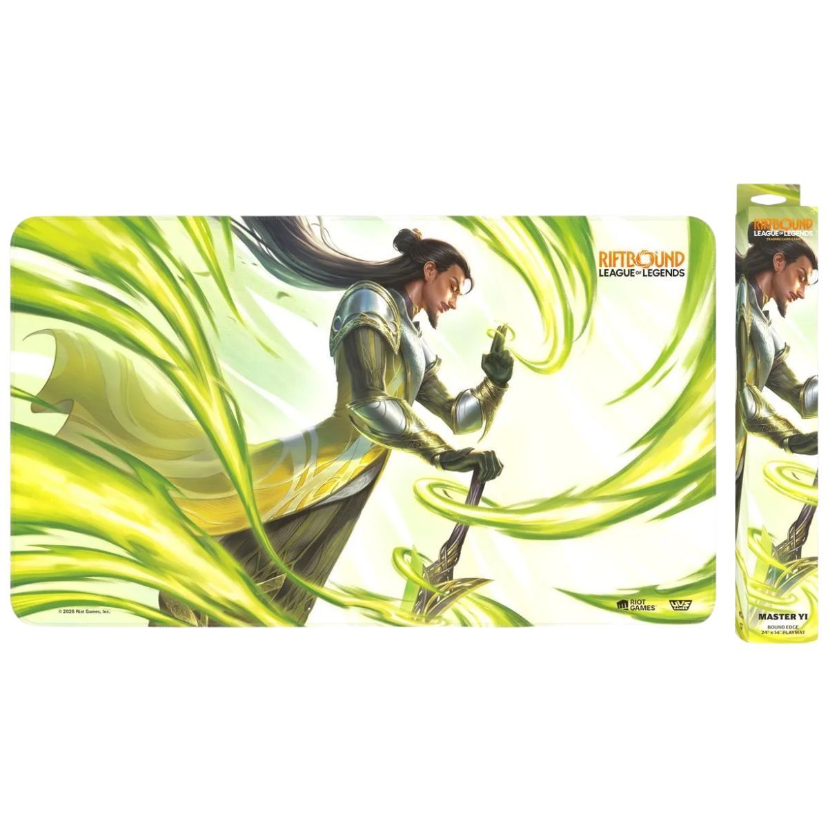 Tapis de Jeu - Set 3 Unleashed - Master Yi, Wuju Master - Playmat - Riftbound : LoL TCG