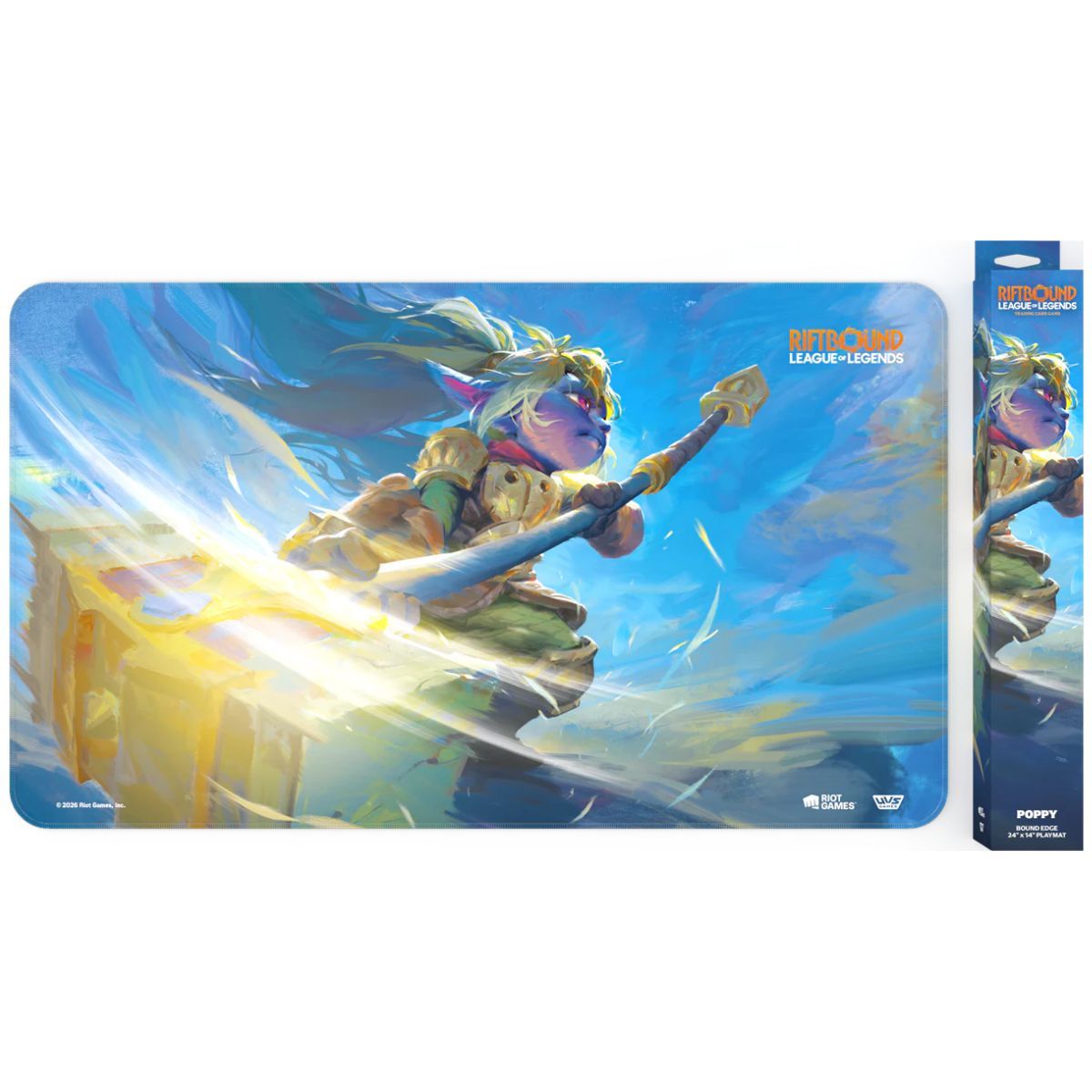 Tapis de Jeu - Set 3 Unleashed - Poppy Keeper of the Hammer - Playmat - Riftbound : LoL TCG