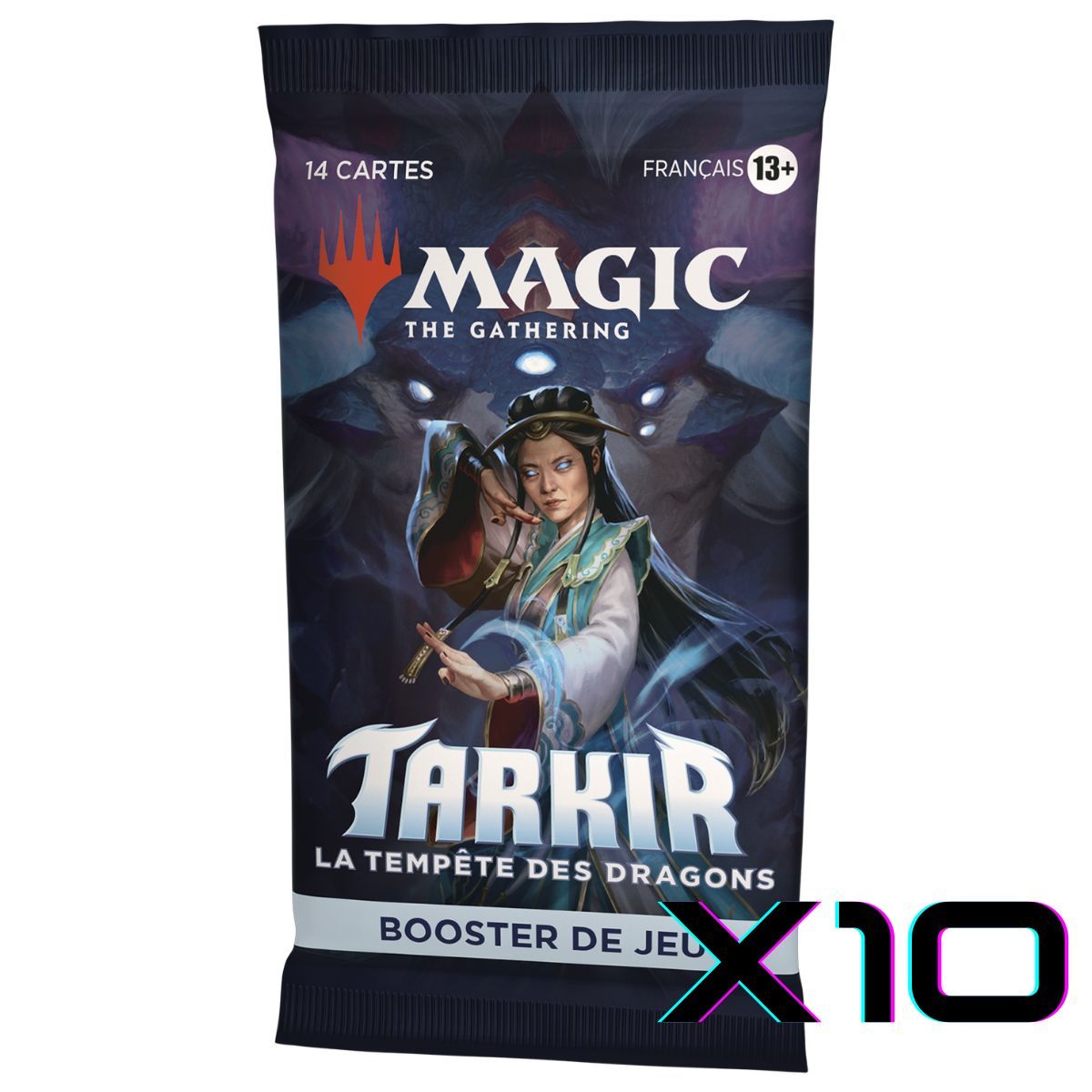 Item Tarkir : La Tempête Des Dragons - Lot de 10 Boosters de Jeu - Magic the Gathering - TDM