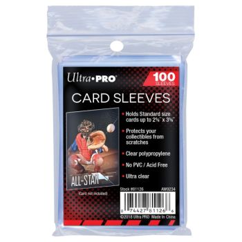 photo 100 Protège-Cartes - Ultra Pro - Standard Soft Transparent